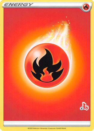 Fire Energy (Cinderace Stamp #9) [Battle Academy 2022]