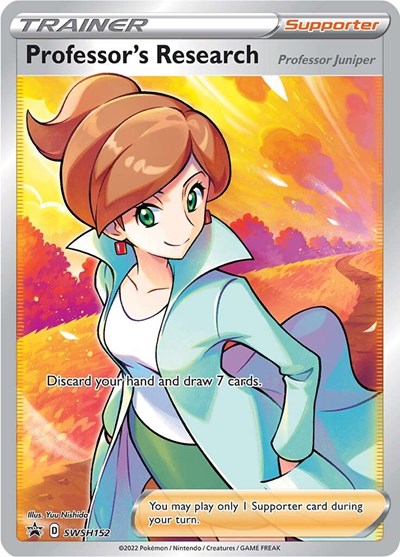 Professor's Research [Professor Juniper] - (SWSH152) - SWSH: Sword & Shield Promo Cards - (Promo)