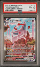 PSA 10 - Fusion Strike - Espeon Vmax