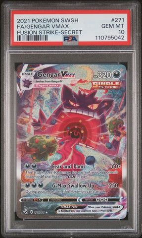 PSA 10 - Fusion Strike  - Gengar VMAX #271