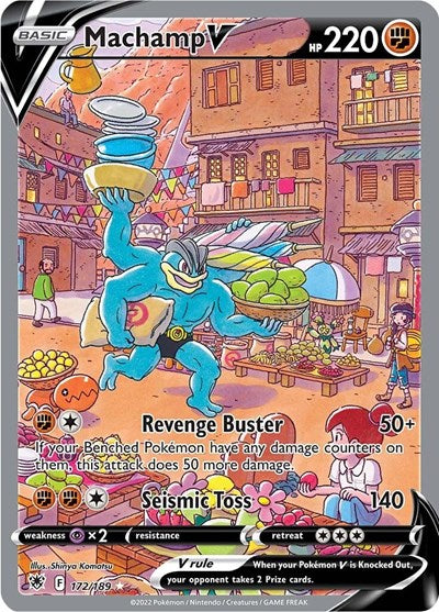 Machamp V (Alternate) - (172/189) - SWSH10: Astral Radiance - (Ultra Rare)