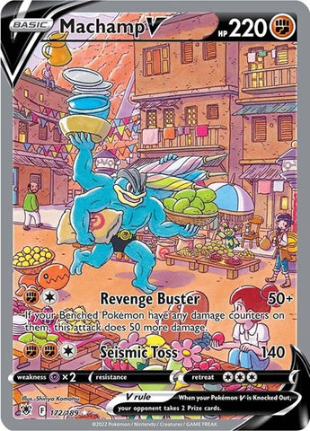 Machamp V (Alternate) - (172/189) - SWSH10: Astral Radiance - (Ultra Rare)