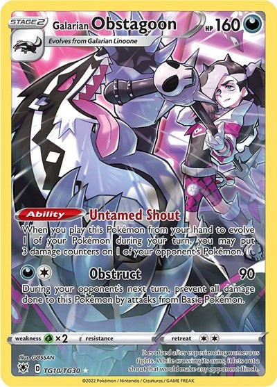Galarian Obstagoon - (TG10/TG30) - SWSH10: Astral Radiance Trainer Gallery - (Ultra Rare)