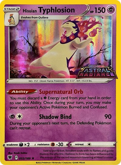 Hisuian Typhlosion (GameStop Exclusive) - (052/189) - Miscellaneous Cards & Products - (Promo)