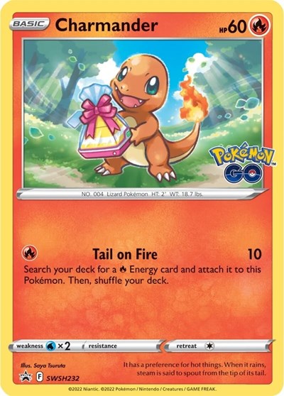 Charmander - (SWSH232) - SWSH: Sword & Shield Promo Cards - (Promo)