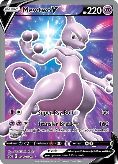 Mewtwo V - (SWSH229) - SWSH: Sword & Shield Promo Cards - (Promo)