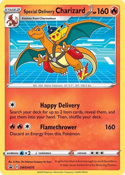 Special Delivery Charizard - (SWSH075) - SWSH: Sword & Shield Promo Cards - (Promo)