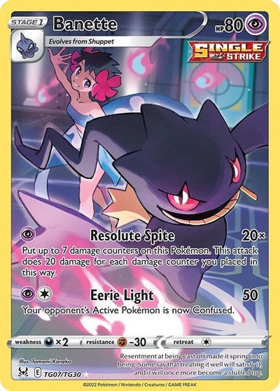 Banette - (TG07/TG30) - SWSH11: Lost Origin Trainer Gallery - (Ultra Rare)