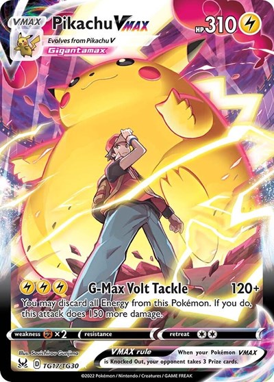 Pikachu VMAX - (TG17/TG30) - SWSH11: Lost Origin Trainer Gallery - (Ultra Rare)