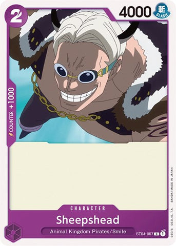 Sheepshead - (ST04-007) - Starter Deck 4: Animal Kingdom Pirates - (Common)