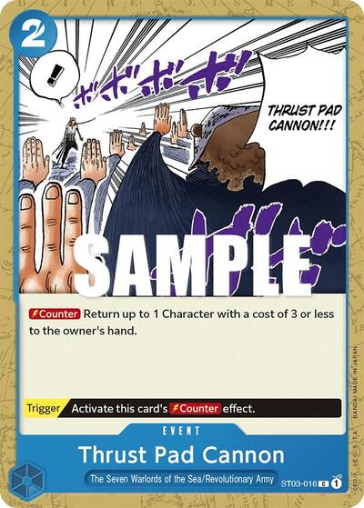 Thrust Pad Cannon - (ST03-016) - Starter Deck 3: The Seven Warlords of The Sea - (Common)