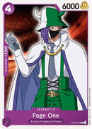 Page One - (ST04-012) - Starter Deck 4: Animal Kingdom Pirates - (Common)