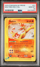 PSA 10 - Skyridge - Moltres Reverse Holo