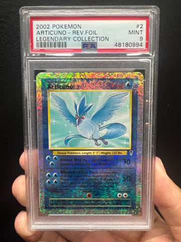 PSA 9 - Legendary Collection - Articuno Reverse Foil #2