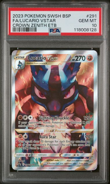 PSA 10 - Black Star Promo  - Lucario VSTAR