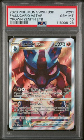 PSA 10 - Black Star Promo  - Lucario VSTAR #291