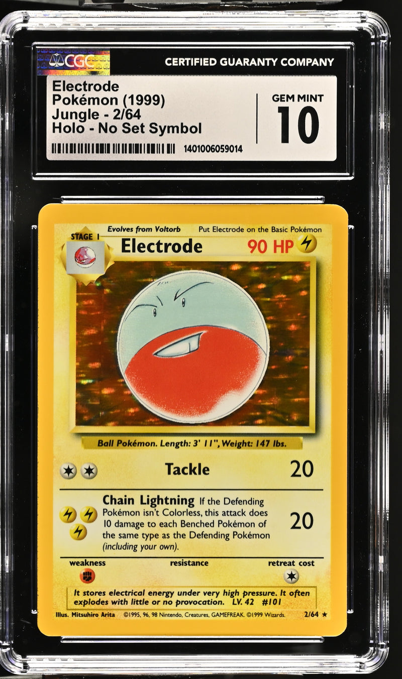 CGC 10 - Jungle - No Set Symbol - Electrode
