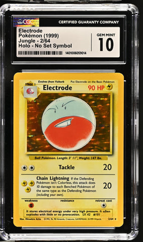 CGC 10 - Jungle - No Set Symbol - Electrode #2