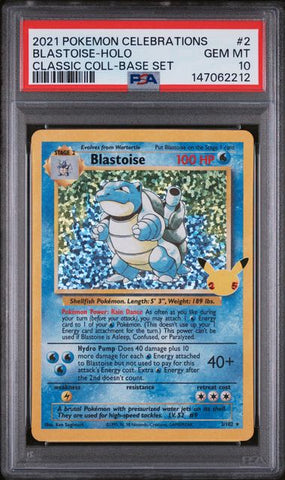 PSA 10 - Celebrations - Blastoise #2