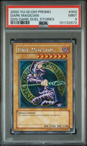 PSA 9 - Yu-Gi-Oh! Promo - DDS-Dark Duel Stories - Dark Magician #002
