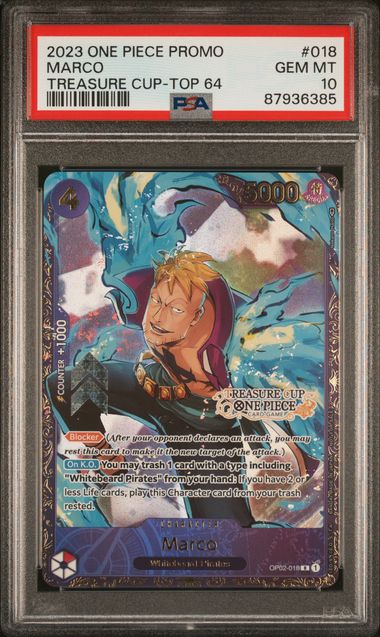 PSA 10 - Treasure Cup - Marco (Top 64)