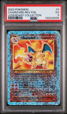 PSA 5 - Legendary Collection  - Charizard Reverse Foil #3