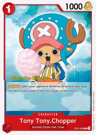 Tony Tony.Chopper - (ST01-006) - Super Pre-Release Starter Deck 1: Straw Hat Crew - (Common)