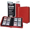 Z-Folio 4-Pocket LX Album - Toploaders - Red