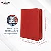 Z-Folio 4-Pocket LX Album - Toploaders - Red