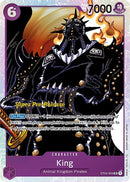 King - (ST04-004) - Super Pre-Release Starter Deck 4: Animal Kingdom Pirates - (Super Rare)