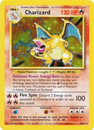 Charizard - (004/102) - Base Set - (Holo Rare)
