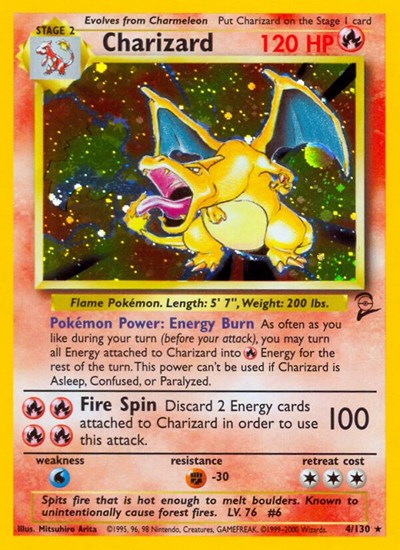 Charizard - (004/130) - Base Set 2 - (Holo Rare)