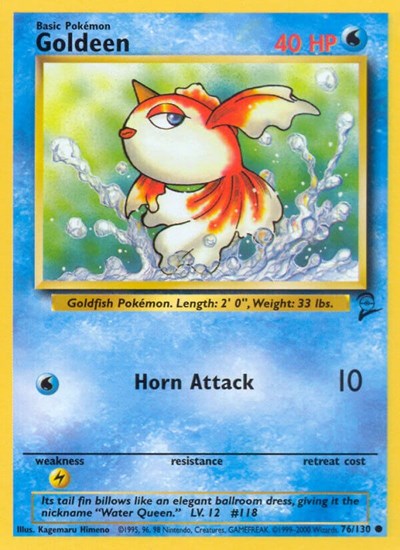 Goldeen - (076/130) - Base Set 2 - (Common)