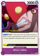 Who's.Who - (ST04-010) - Super Pre-Release Starter Deck 4: Animal Kingdom Pirates - (Common)