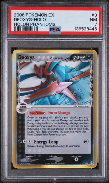 PSA 7 - Holon Phantoms - Deoxys Holo