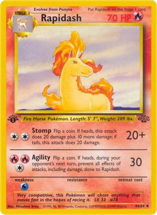 Rapidash (44/64) [Jungle Unlimited]