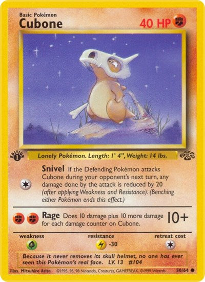 Cubone - (50/64) - Jungle - (Common)