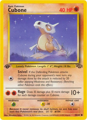 Cubone - (50/64) - Jungle - (Common)