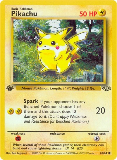 Pikachu - (60/64) - Jungle - (Common)