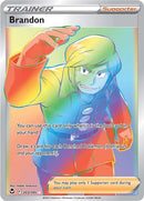 Brandon (Secret) - (203/195) - SWSH12: Silver Tempest - (Secret Rare)