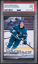 PSA 9 - 24-25 Upper Deck - Macklin Celebrini Young Guns