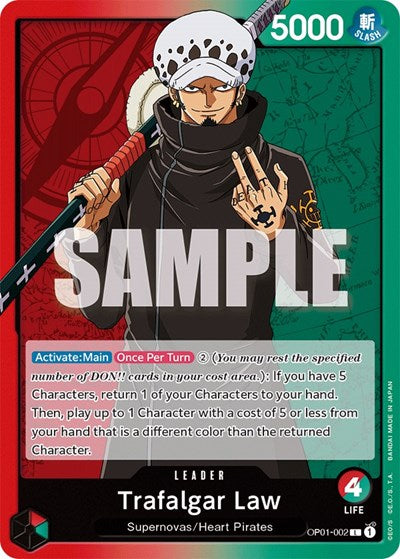 Trafalgar Law - (OP01-002) - Romance Dawn - (Leader)