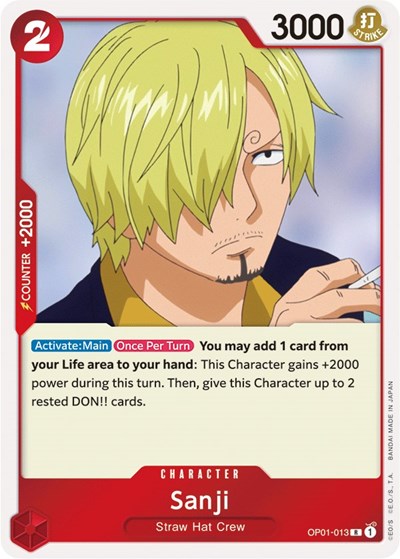 Sanji - (OP01-013) - Romance Dawn - (Rare)