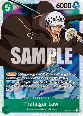 Trafalgar Law - (OP01-047) - Romance Dawn - (Super Rare)