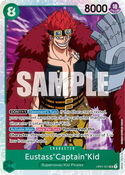 Eustass"Captain"Kid - (OP01-051) - Romance Dawn - (Super Rare)