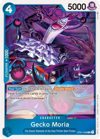 Gecko Moria - (OP01-068) - Romance Dawn - (Rare)
