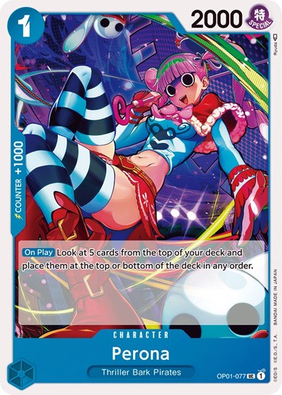 Perona - (OP01-077) - Romance Dawn - (Uncommon)