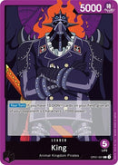 King - (OP01-091) - Romance Dawn - (Leader)