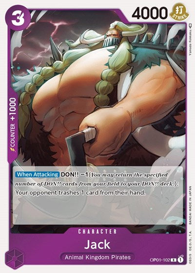 Jack - (OP01-102) - Romance Dawn - (Rare)