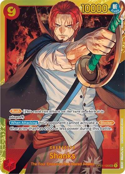 Shanks - (OP01-120) - Romance Dawn - (Secret Rare)